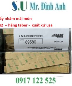 Giấy Nhám Mài Mòn S-42  Chuẩn Mực Kiểm Tra Độ Bền Vật Liệu Taber
