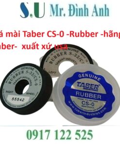  Đá Mài Taber CS-0 Rubber – Giải Pháp Kiểm Tra Mài Mòn Hiệu Quả Cho Vật Liệu